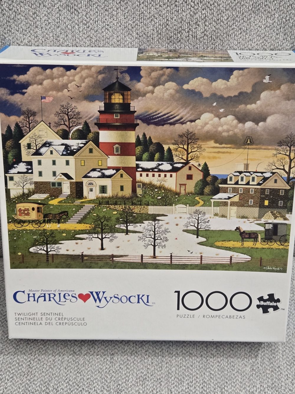 Charles Wysocki-"Twilight Sentinel"-1000-Piece Jigsaw Puzzle Buffalo Games